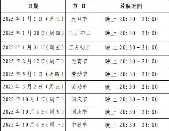 2025年南宁南湖公园水幕电影春节开放吗
