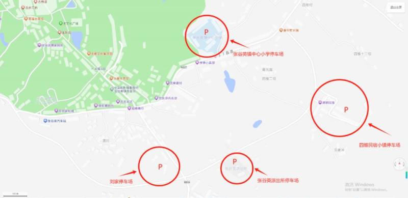 2025岳阳县张谷英村村晚停车指引