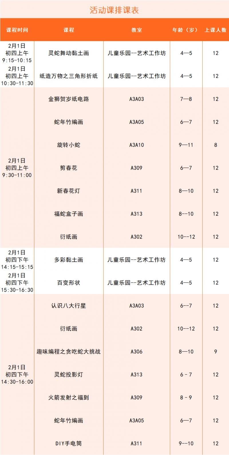 2025江西省科技馆春节假期科学之旅科学课程报名（时间+课程）（2）