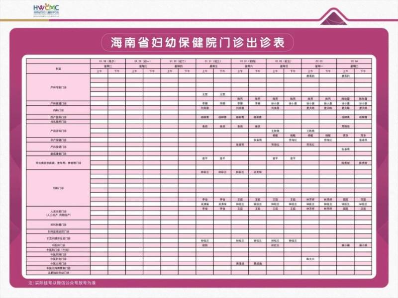 2025海口春节各大医院上班时间（持续更新）（3）