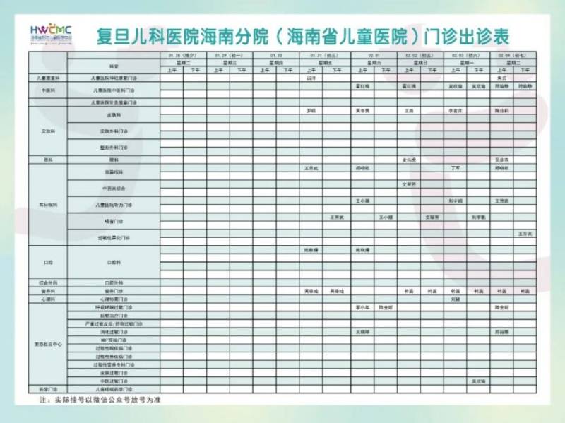 2025海口春节各大医院上班时间（持续更新）（6）