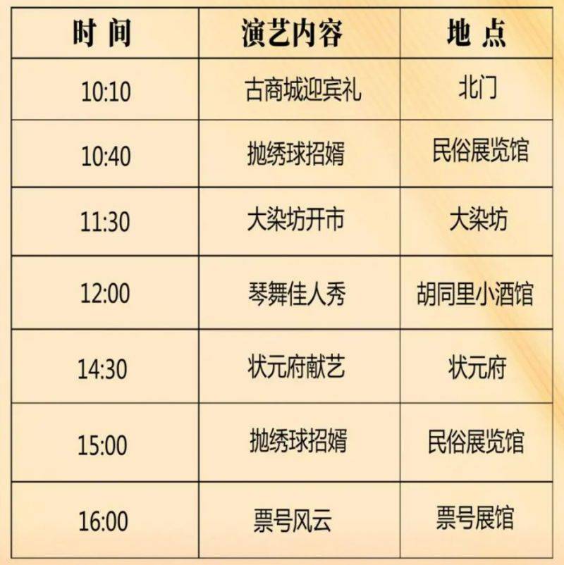 2025周村古商城景区演艺时间调整通知