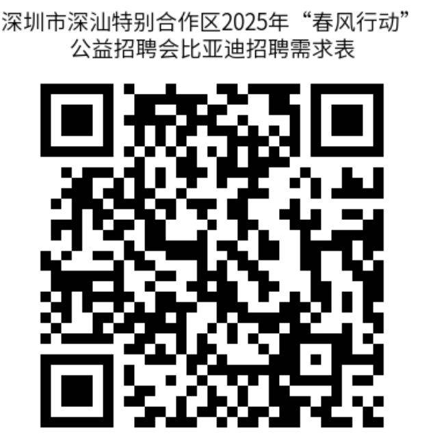 2025年深圳春风行动比亚迪专场招聘会（岗位+地点+时间）（2）