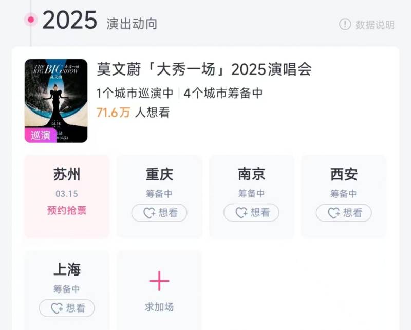 莫文蔚2025南京演唱会最新消息