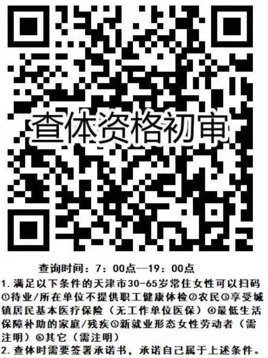 2025天津红桥区免费两癌筛查查体时间和预约电话（2）