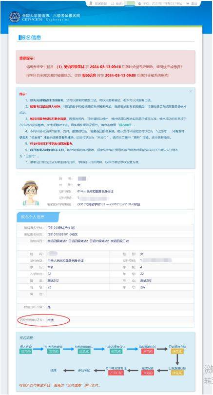 大学英语四六级报名流程图（19）